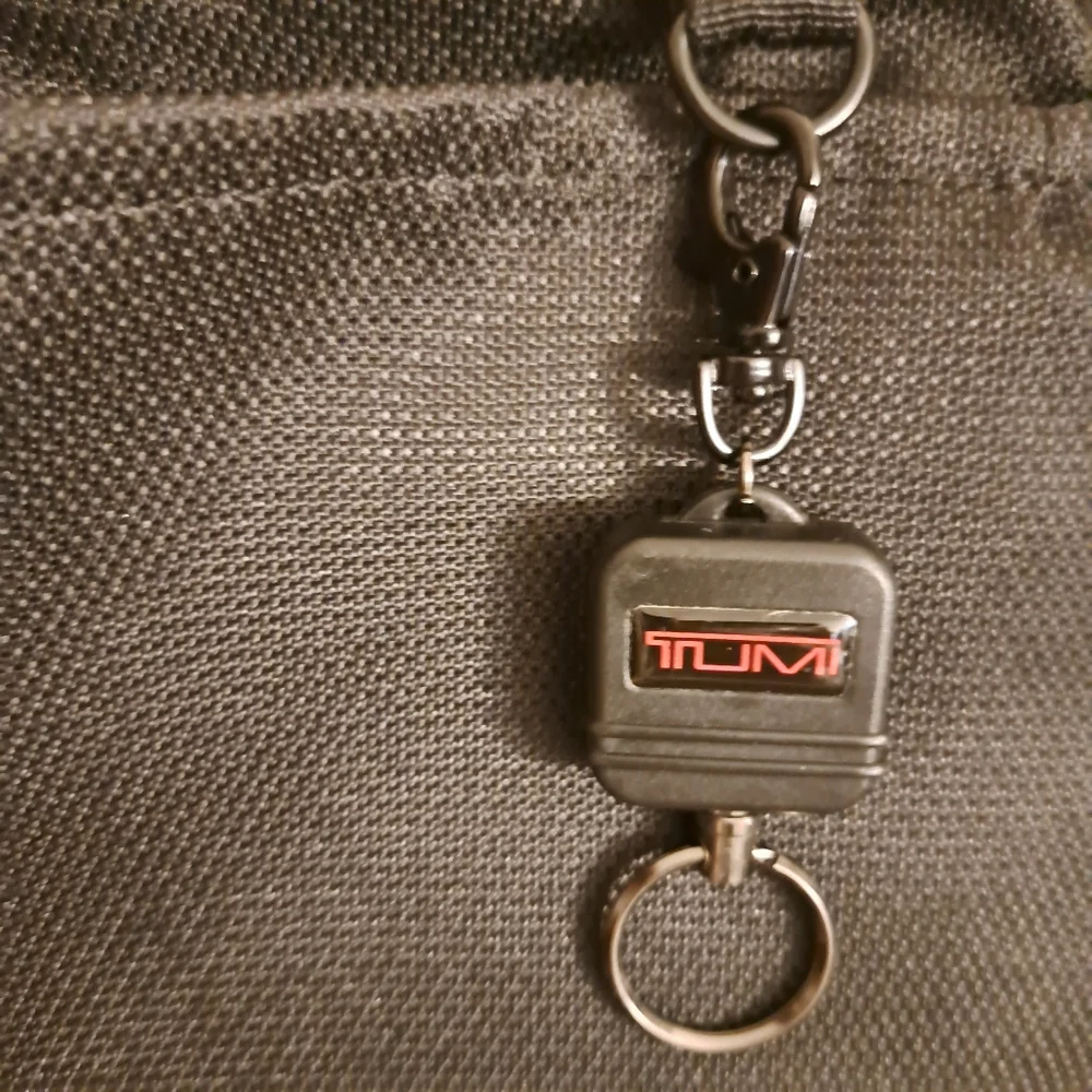Tumi Black Nylon Messenger Bag